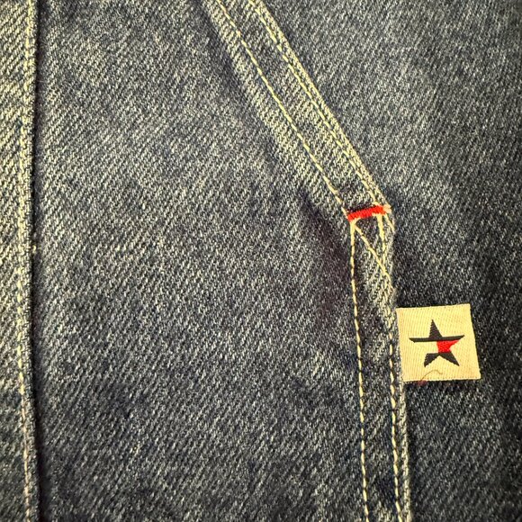 Tommy Hilfiger - Girl's Denim Jean Jacket / American Flag Star NWOT - Medium - Picture 6 of 9